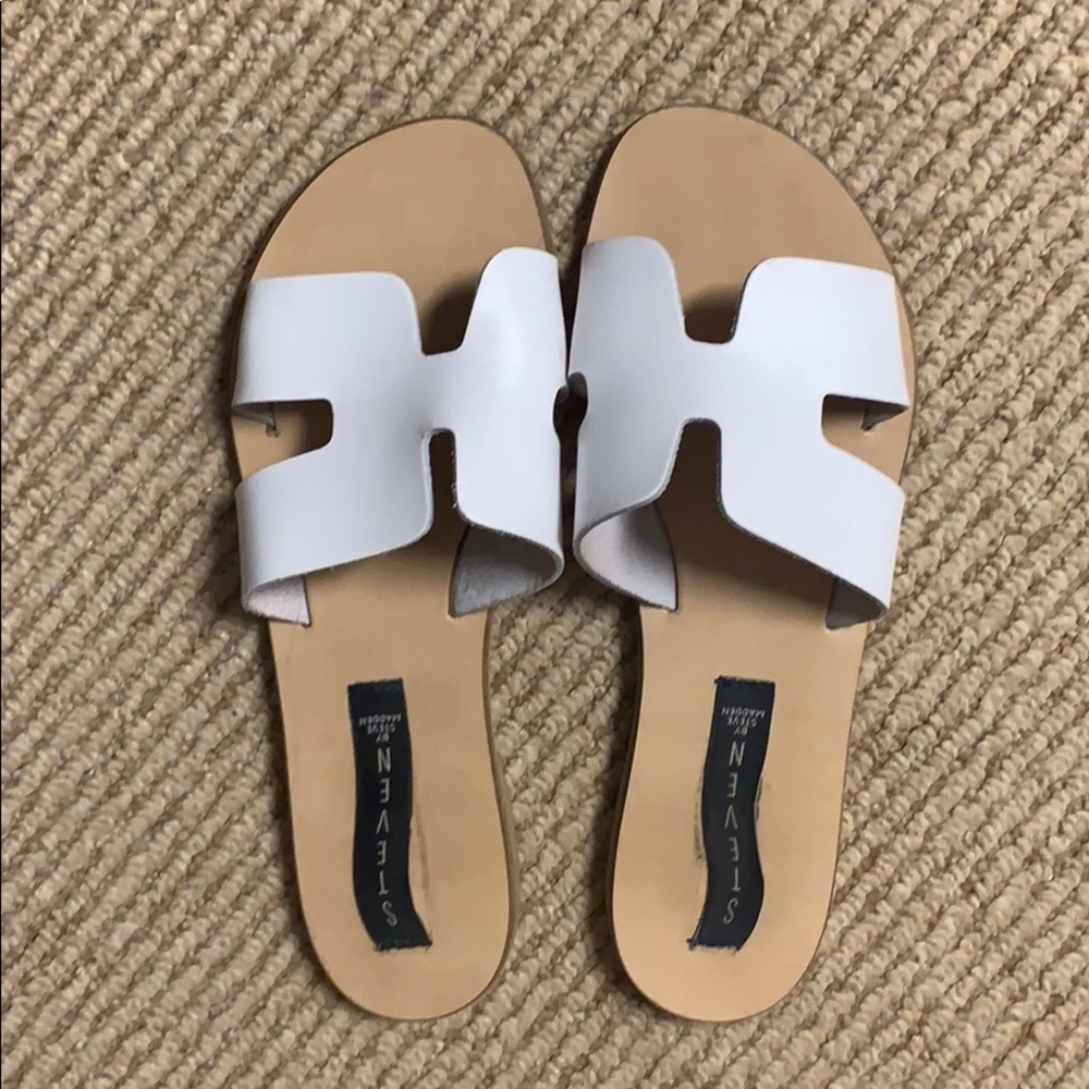 Steven by Steve Madden white H 7.5